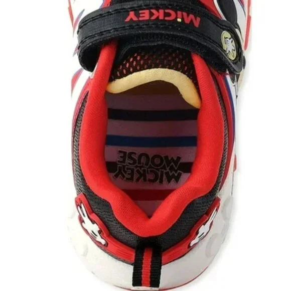 Disney Mickey Mouse Light Up Sneakers TODDLER BOY SIZE 12 NEW - Picture 10 of 10
